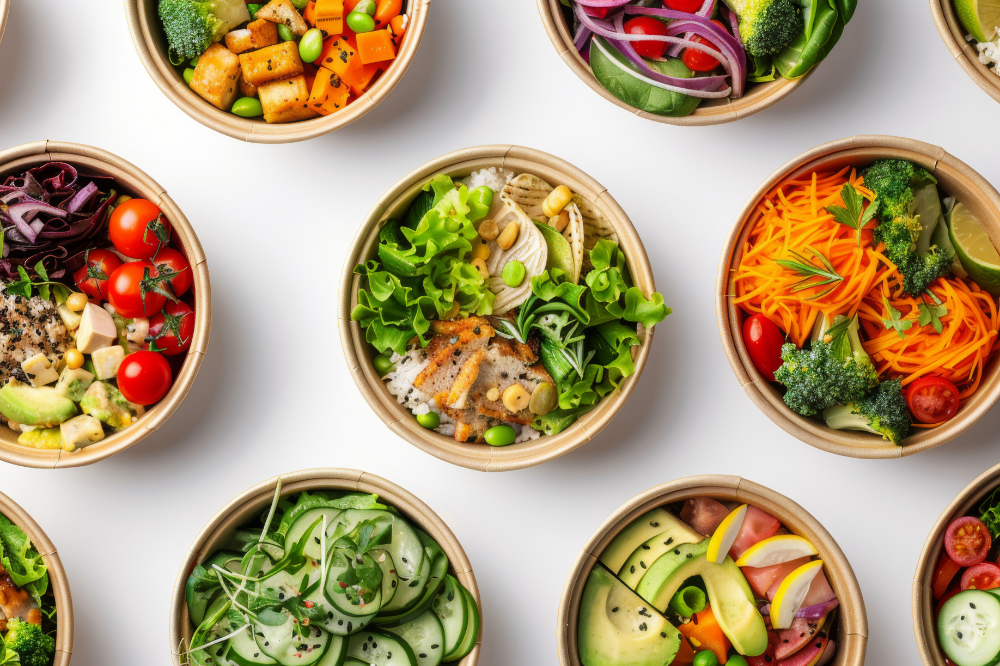 お弁当屋さんで取り置き済みのお弁当を購入し配送