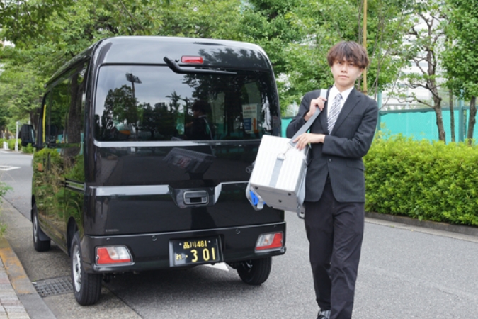 「集荷」の様子